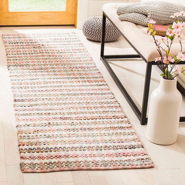 Safavieh Montauk Mtk950D Pink / Multi Rugs.