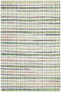 Safavieh Montauk Mtk950G Green / Multi Striped Area Rug