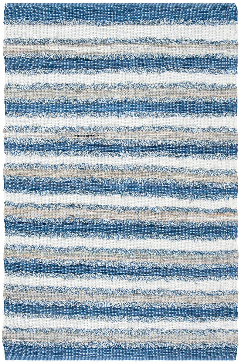 Safavieh Montauk Mtk951B Blue / Multi Striped Area Rug