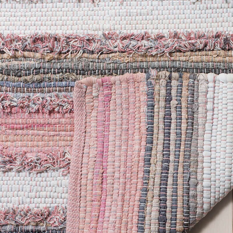 Safavieh Montauk Mtk951D Pink / Multi Striped Area Rug