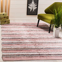 Safavieh Montauk Mtk951D Pink / Multi Striped Area Rug