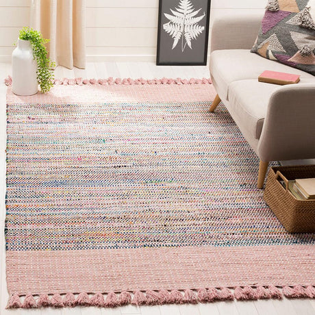 Safavieh Montauk Mtk972D Pink / Multi Rugs.