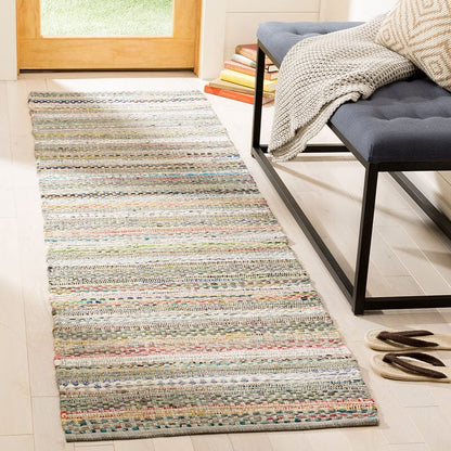 Safavieh Montauk Mtk975A Grey / Multi Striped Area Rug