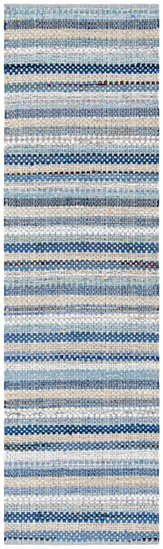 Safavieh Montauk Mtk975B Blue / Multi Striped Area Rug