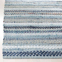 Safavieh Montauk Mtk975B Blue / Multi Striped Area Rug