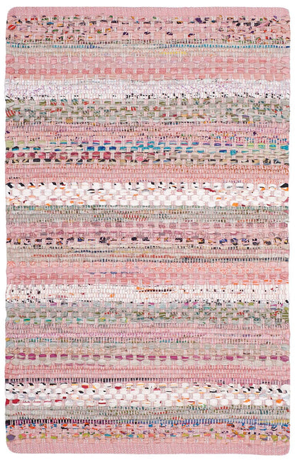 Safavieh Montauk Mtk975D Pink / Multi Striped Area Rug