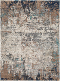 Surya Montana Mtn-2300 Dark Brown, Black, Dark Blue, Charcoal Area Rug