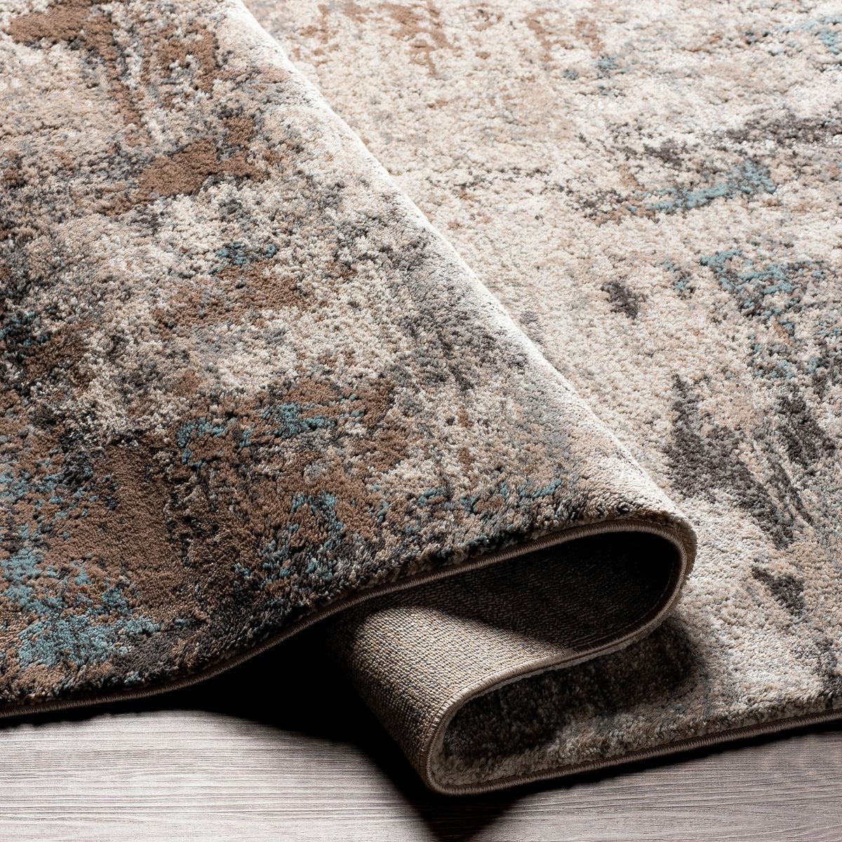 Surya Montana Mtn-2300 Dark Brown, Black, Dark Blue, Charcoal Rugs.