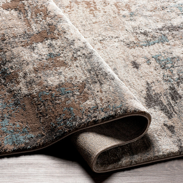 Surya Montana Mtn-2300 Dark Brown, Black, Dark Blue, Charcoal Rugs.