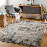 Surya Montana Mtn-2300 Dark Brown, Black, Dark Blue, Charcoal Rugs.