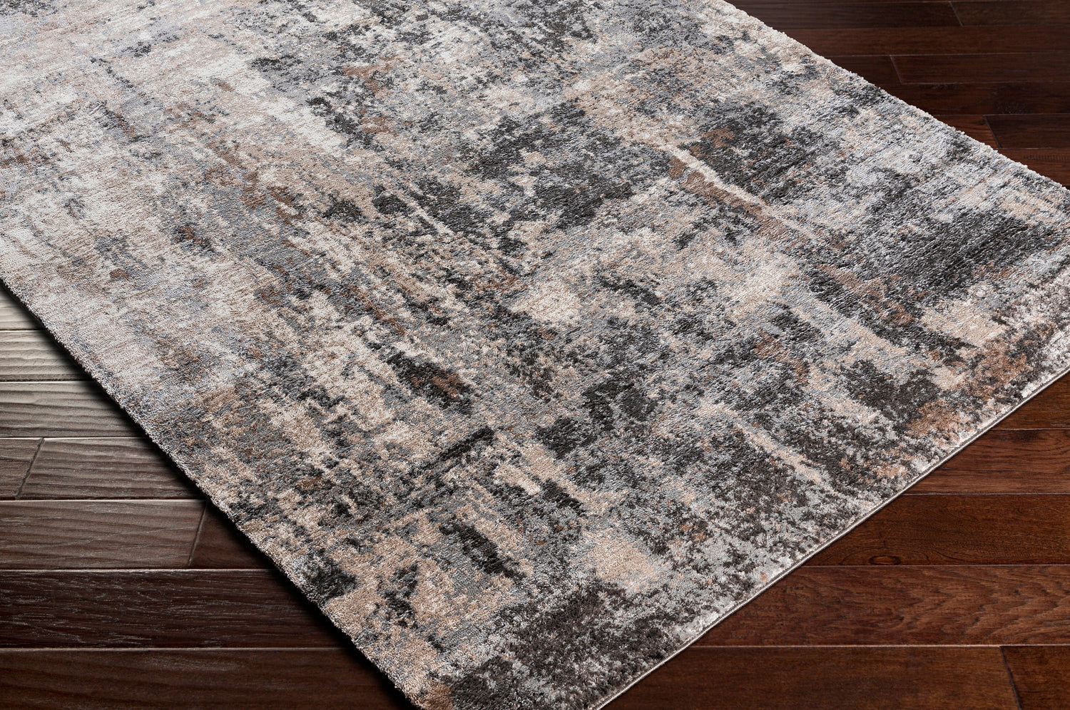 Surya Montana Mtn-2303 Charcoal, Dark Brown, Beige, Medium Gray Rugs.