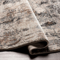 Surya Montana Mtn-2303 Charcoal, Dark Brown, Beige, Medium Gray Area Rug