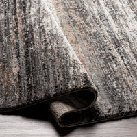 Surya Montana Mtn-2304 Medium Gray, Charcoal, Dark Brown, Beige Area Rug