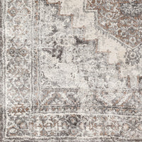 Surya Montana Mtn-2306 Medium Gray, Charcoal, Dark Brown, Beige Area Rug