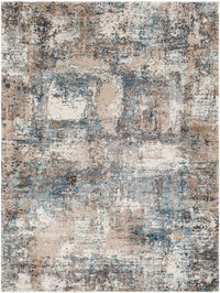 Surya Montana Mtn-2308 Beige, Dark Brown, Aqua, Dark Blue Area Rug