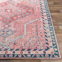 Surya Murat Mut-2314 Blush, Garnet, Navy, White Area Rug