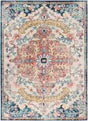 Surya Murat Mut-2321 Sky Blue, Garnet, Navy, Bright Yellow Rugs.