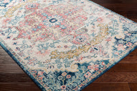 Surya Murat Mut-2321 Sky Blue, Garnet, Navy, Bright Yellow Area Rug