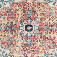 Surya Murat Mut-2321 Sky Blue, Garnet, Navy, Bright Yellow Area Rug