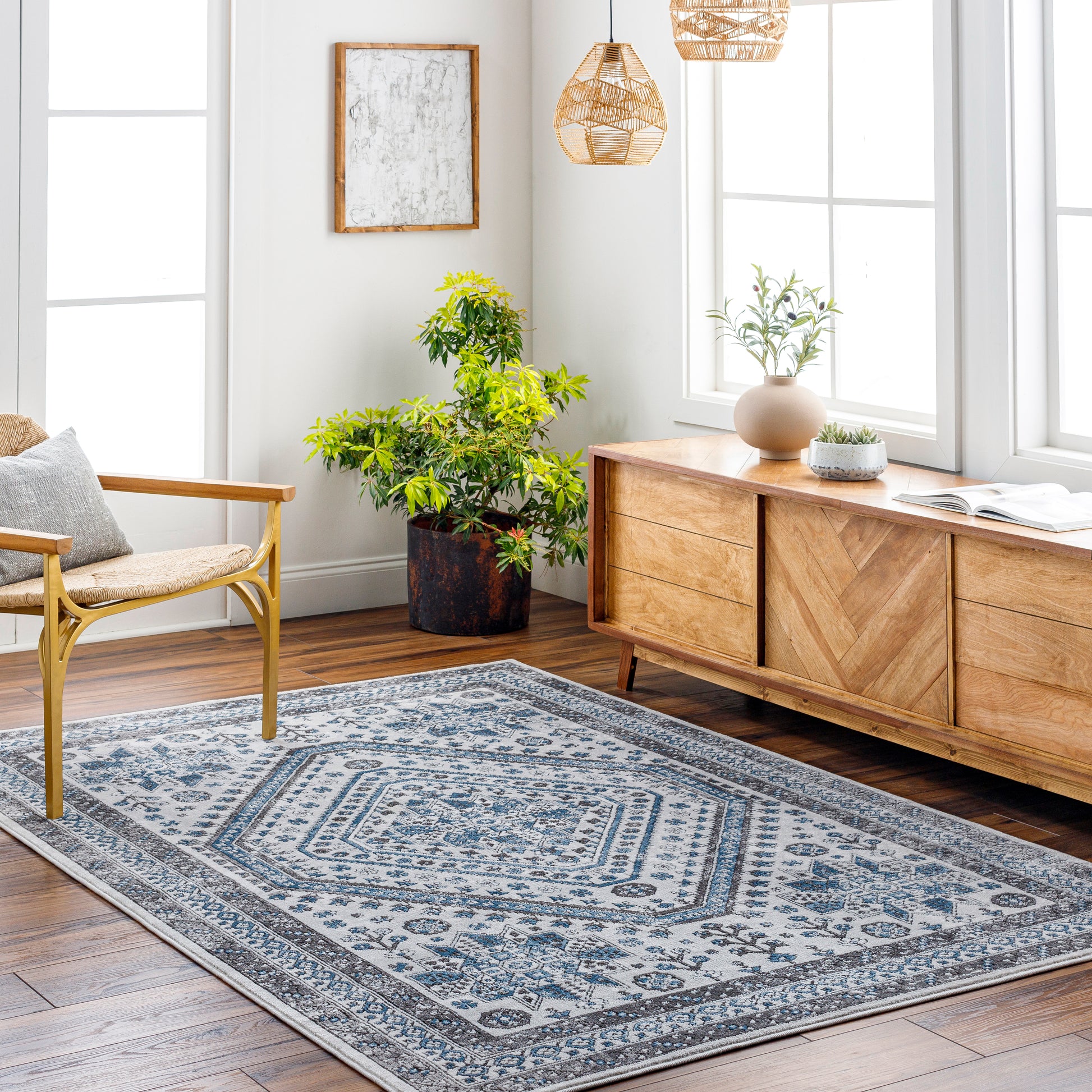 Surya Marvel Mvl-2311 Blue Area Rug