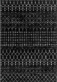 Nuloom Moroccan Blythe Nmo3123B Black And White Area Rug