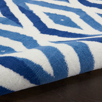 Nourison Whimsicle Whs04 Ivory Blue Area Rug