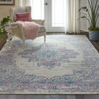 Nourison Grafix Grf14 Ivory/Pink Area Rug