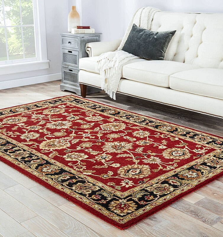 Jaipur Mythos Anthea My08 Red / Ebony Area Rug