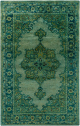 Surya Mykonos Myk-5009 Olive / Teal / Moss Rugs.