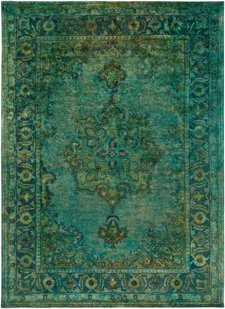 Surya Mykonos Myk-5009 Olive / Teal / Moss Rugs.