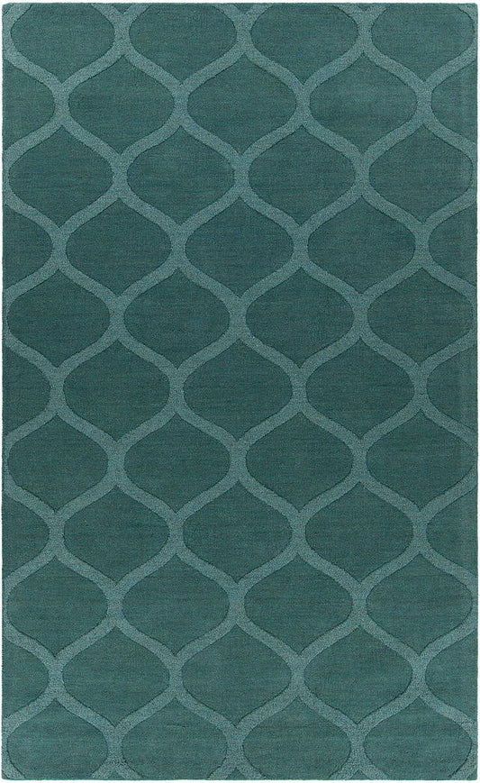 Chandra Mystica Mys29801 Teal Geometric Area Rug