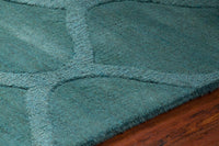 Chandra Mystica Mys29801 Teal Geometric Area Rug