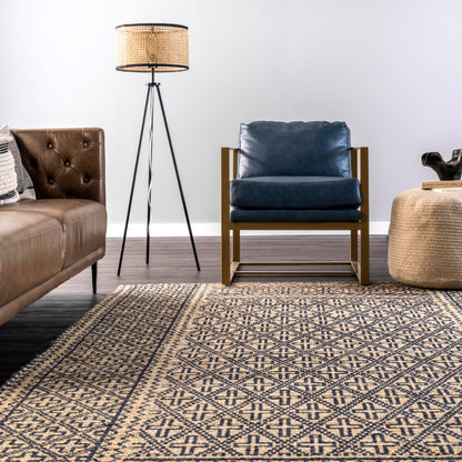 Nuloom Lorelei Trellis Nlo2821A Blue Area Rug