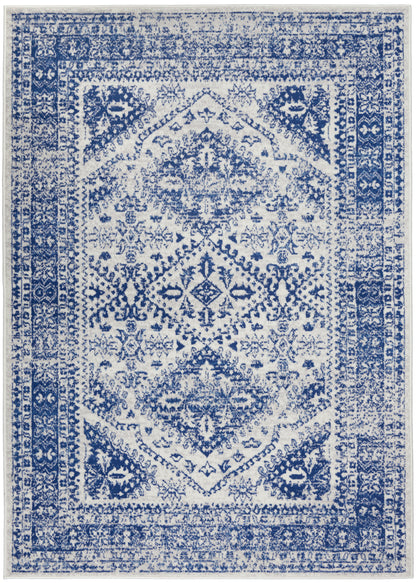 Nourison Whimsicle Whs15 Ivory Navy Area Rug