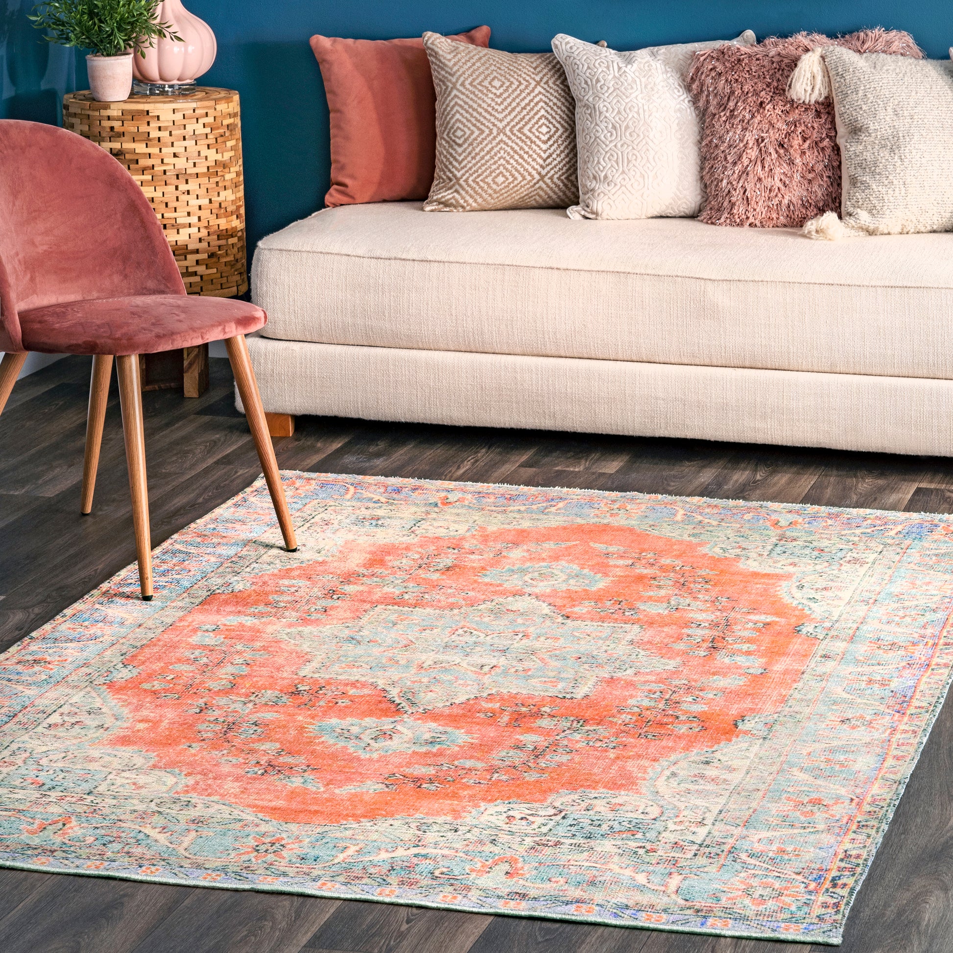 Nuloom Karol Nka2807A Rust Area Rug