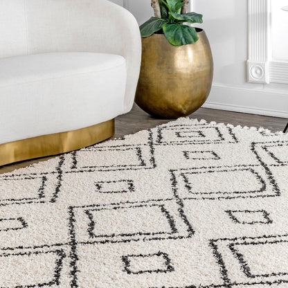 Nuloom Serena Trellis Nse2927A Off White Area Rug