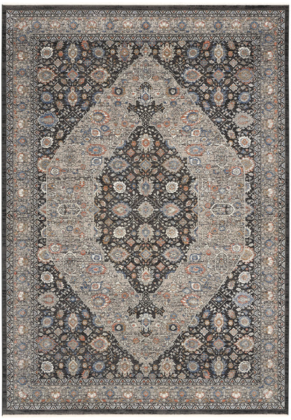 Nourison Starry Nights Stn11 Grey/Blue Area Rug