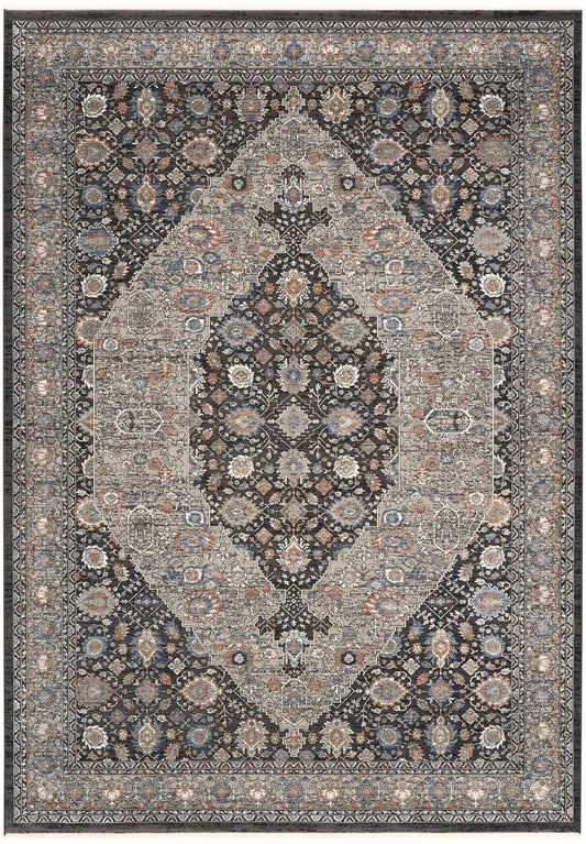 Nourison Starry Nights Stn11 Grey/Blue Area Rug