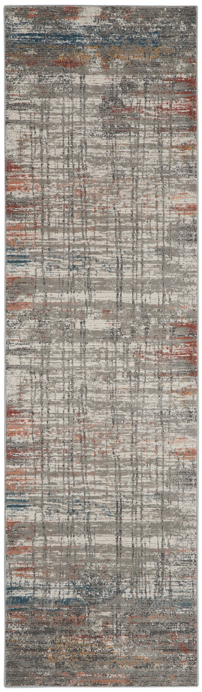 Nourison Rustic Textures Rus12 Grey/Multi Area Rug