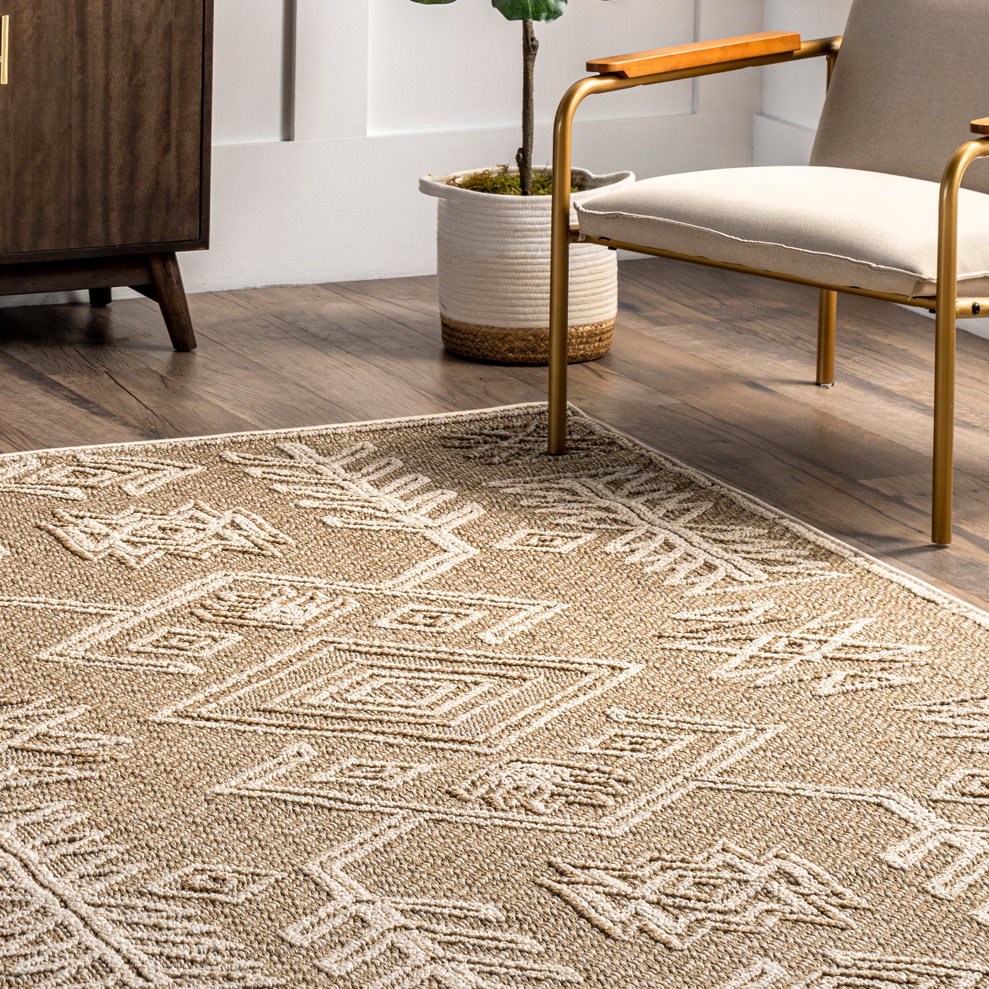 Nuloom Theresa Southwestern Nth2910A Beige Area Rug