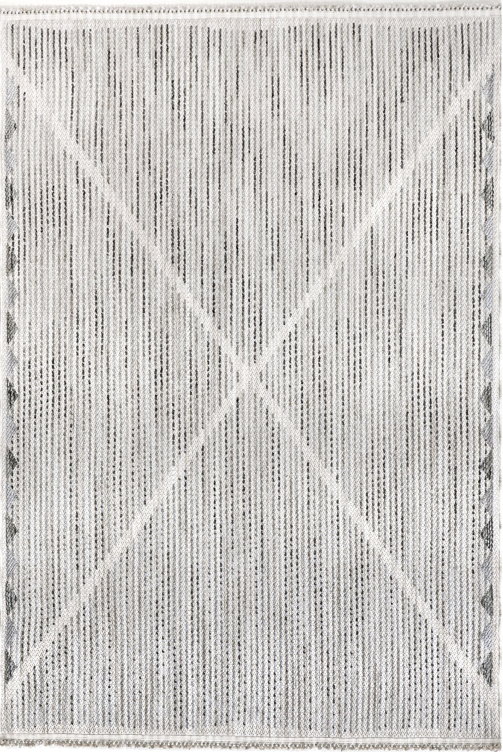 Nuloom Marna Triangular Knotted Nma2310A Light Gray Area Rug
