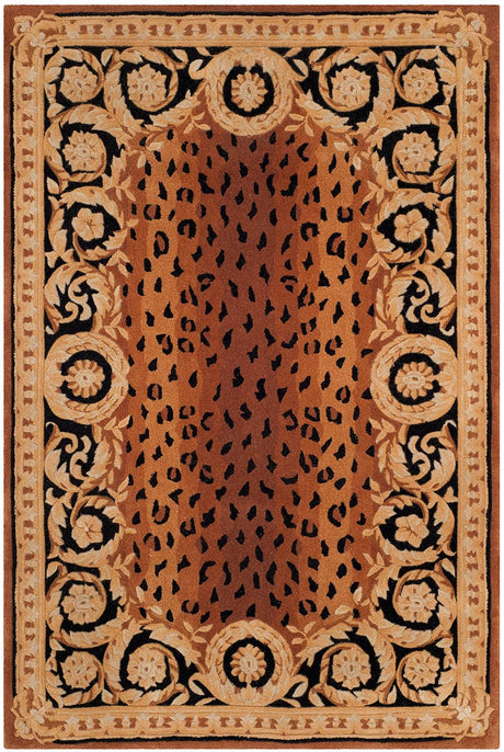 Safavieh Naples na712a Black / Gold Rugs.