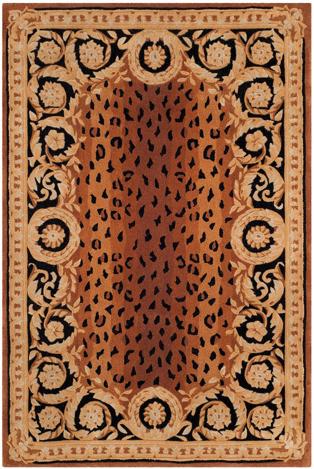 Safavieh Naples na712a Black / Gold Rugs.