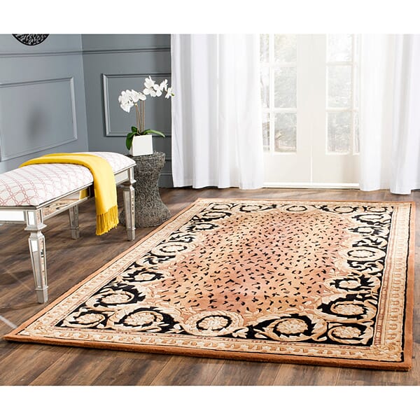 Safavieh Naples na712a Black / Gold Rugs.