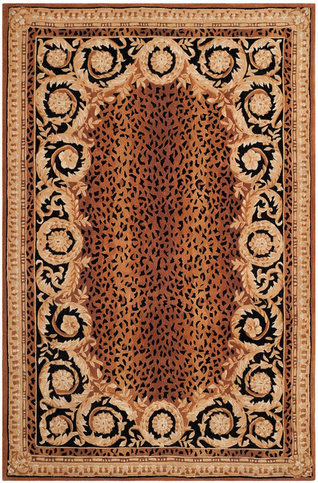 Safavieh Naples na712a Black / Gold Rugs.