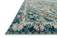 Loloi Nadia Nn-03 Aqua / Navy Vintage / Distressed Area Rug