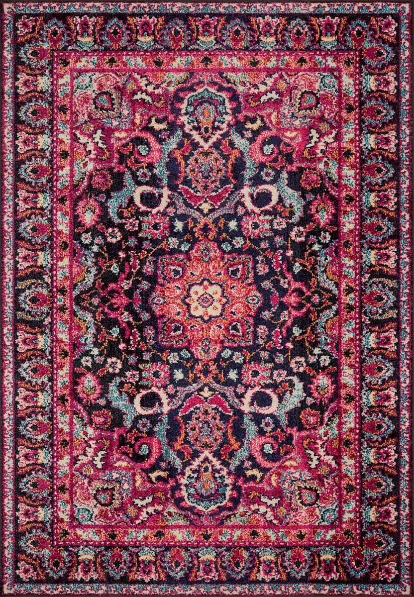 Loloi Nadia Nn-06 Midnight / Pink Area Rug