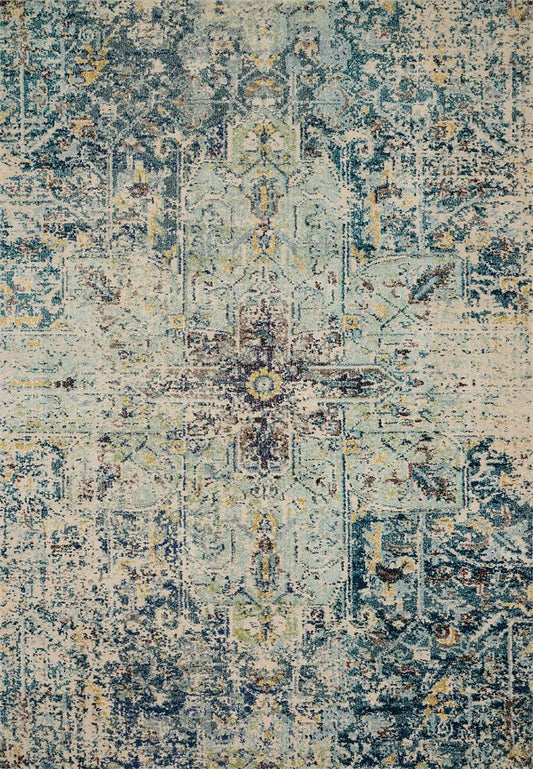 Loloi Nadia Nn-07 Aqua / Navy Vintage / Distressed Area Rug