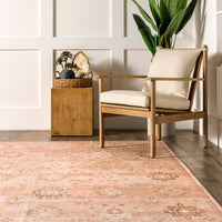 AreaRugs.com Wavaj Nwa1175B Blush Area Rug