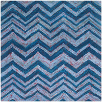 Safavieh Nantucket Nan145A Blue / Multi Chevron Area Rug